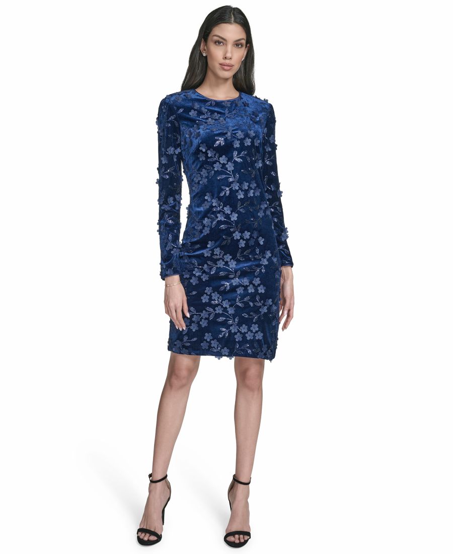 Бархатное коктейльное платье с длинными рукавами и вырезом-лодочкой, для невысоких девушек Eliza J, Navy
Бархатное коктейльное платье с длинными рукавами и вырезом-лодочкой, для невысоких девушек Eliza J, Navy