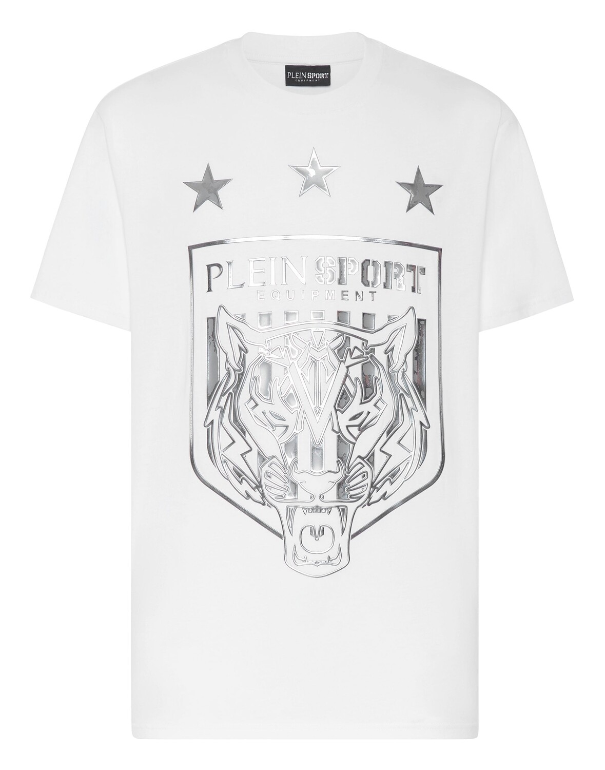 Футболка с круглым вырезом SS Tiger Crest Edition Plein Sport, цвет White/Silver
Футболка с круглым вырезом SS Tiger Crest Edition Plein Sport, цвет White/Silver