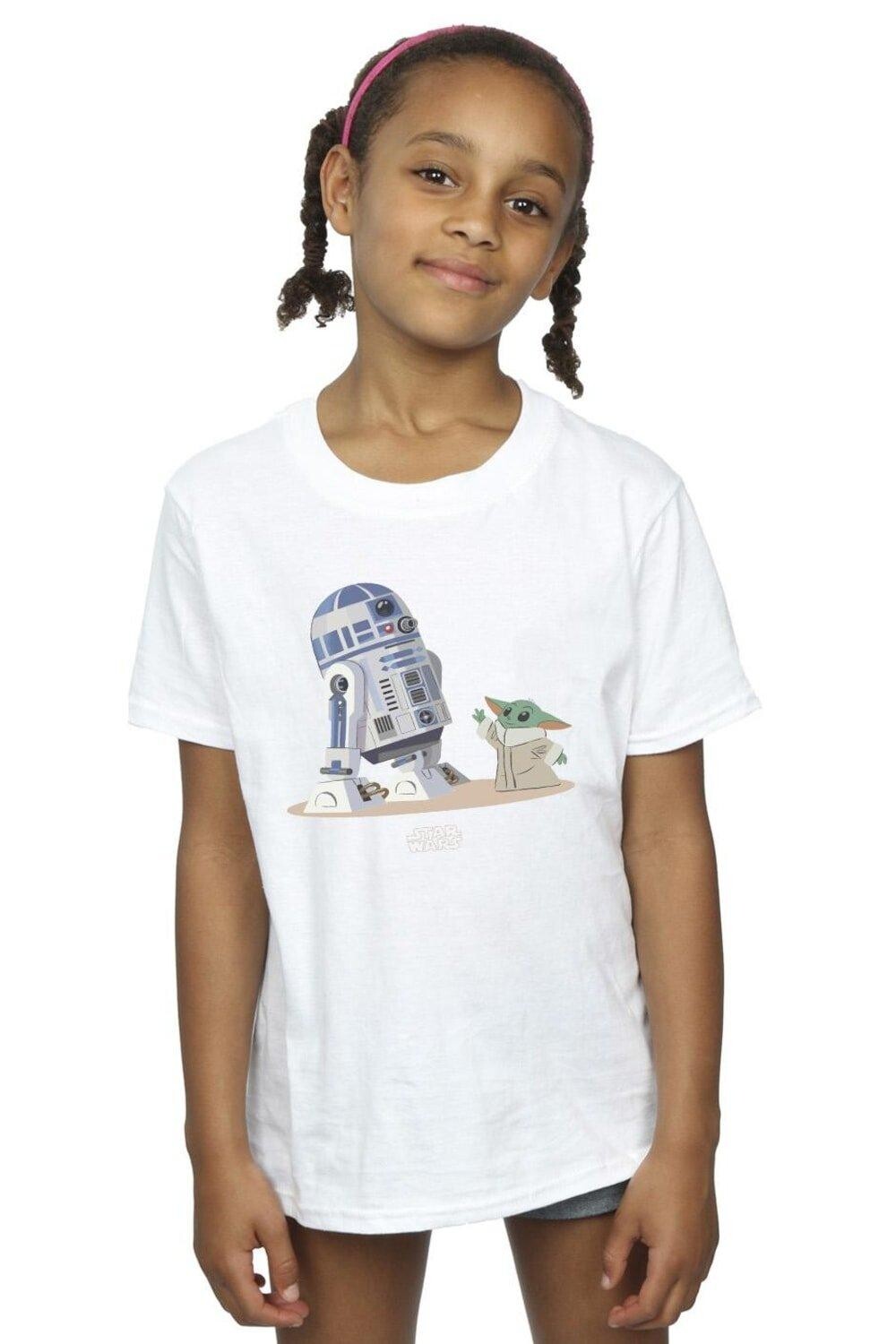 Хлопковая футболка Mandalorian R2D2 и Grogu Star Wars, белый, Серый, Хлопковая футболка Mandalorian R2D2 и Grogu Star Wars, белый
Хлопковая футболка Mandalorian R2D2 и Grogu Star Wars, белый, Серый, Хлопковая футболка Mandalorian R2D2 и Grogu Star Wars, белый