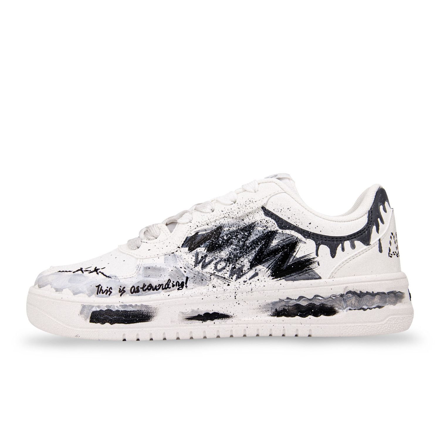 ANTA Мужские и женские черно-белые низкие скейтерские кроссовки с амортизацией, устойчивые к истиранию и дышащие, цвет Black White
ANTA Мужские и женские черно-белые низкие скейтерские кроссовки с амортизацией, устойчивые к истиранию и дышащие, цвет Black White