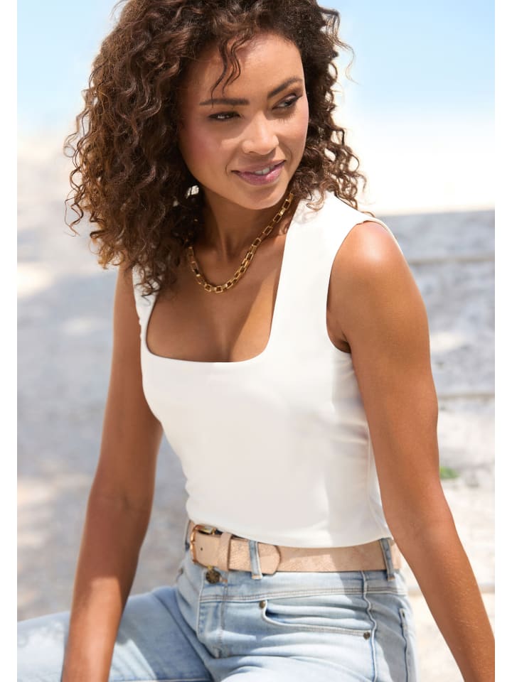 Топ LASCANA, белый
Топ LASCANA, белый