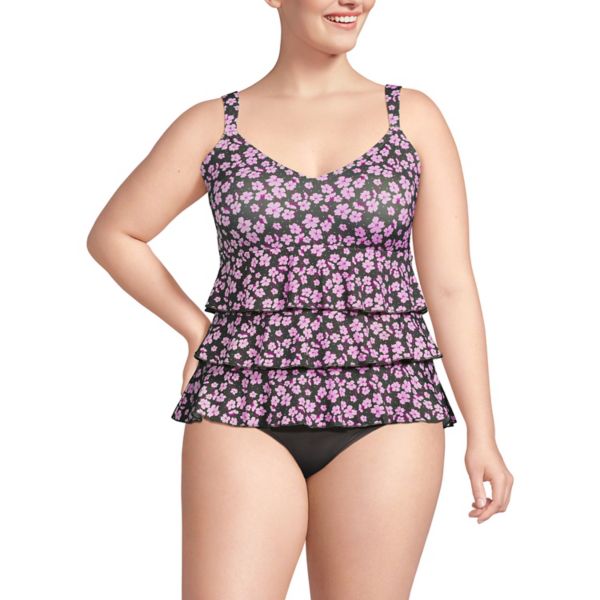 Слитный купальник-искусство больших размеров с оборками Lands' End, цвет olive green floral
Слитный купальник-искусство больших размеров с оборками Lands' End, цвет olive green floral