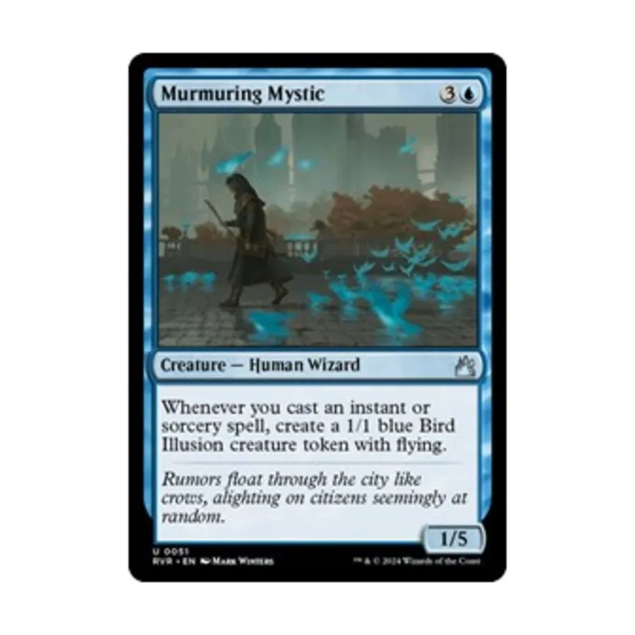 CCG Бормочащий мистик (U), MTG - Ravnica Remastered
CCG Бормочащий мистик (U), MTG - Ravnica Remastered