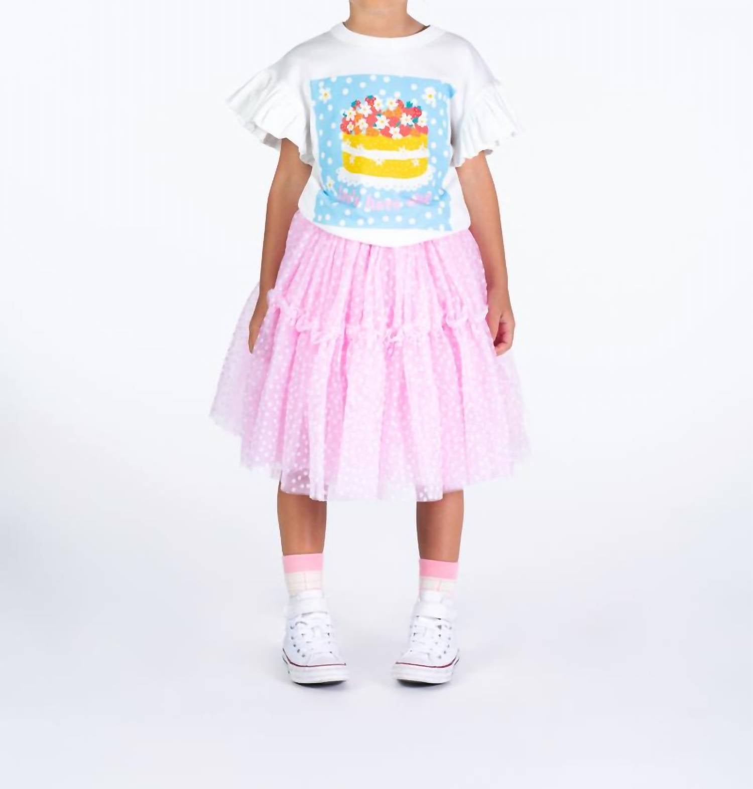 Детская юбка из тюля в розовый горошек ROCK YOUR BABY
Детская юбка из тюля в розовый горошек ROCK YOUR BABY