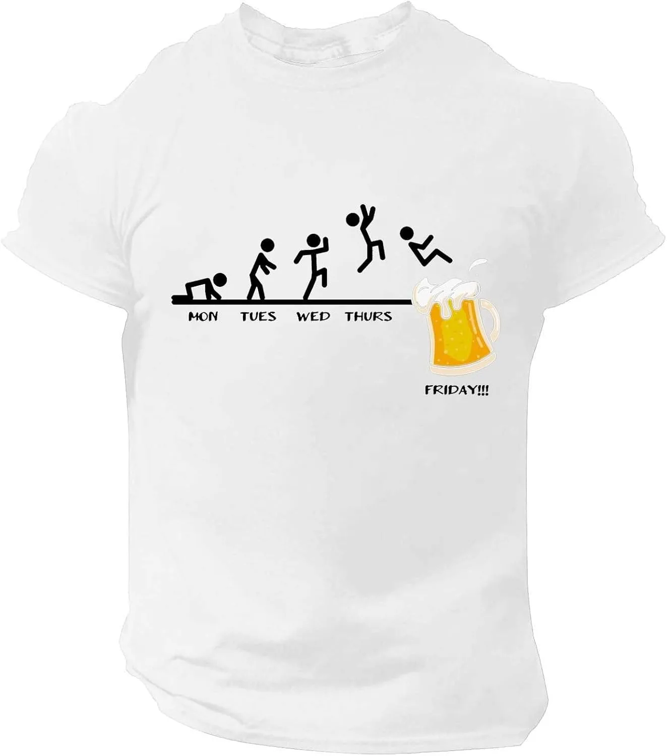 Мужская футболка с принтом на каждый день — короткий рукав и круглый вырез LCMTWX
Мужская футболка с принтом на каждый день — короткий рукав и круглый вырез LCMTWX