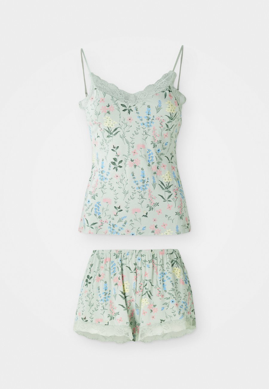 Пижамный комплект Hunkemöller CAMI, Green/Blue
Пижамный комплект Hunkemöller CAMI, Green/Blue
