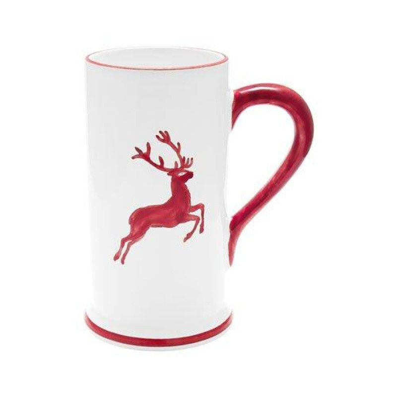Пивная кружка Ruby Red Deer Form-A маленькая 0,3 л/высота: 14 см Gmundner Keramik, бело-красный
Пивная кружка Ruby Red Deer Form-A маленькая 0,3 л/высота: 14 см Gmundner Keramik, бело-красный