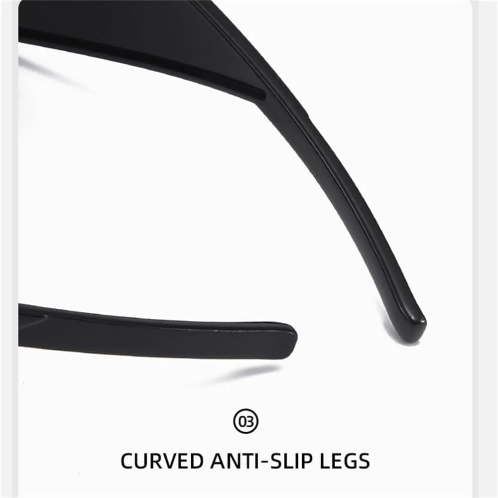 Большие солнцезащитные очки «кошачий глаз» для женщин в стиле панк, полуободковые солнцезащитные очки для мужчин, уличный стиль, очки-очки MTZJH, C6green
Большие солнцезащитные очки «кошачий глаз» для женщин в стиле панк, полуободковые солнцезащитные очки для мужчин, уличный стиль, очки-очки MTZJH, C6green