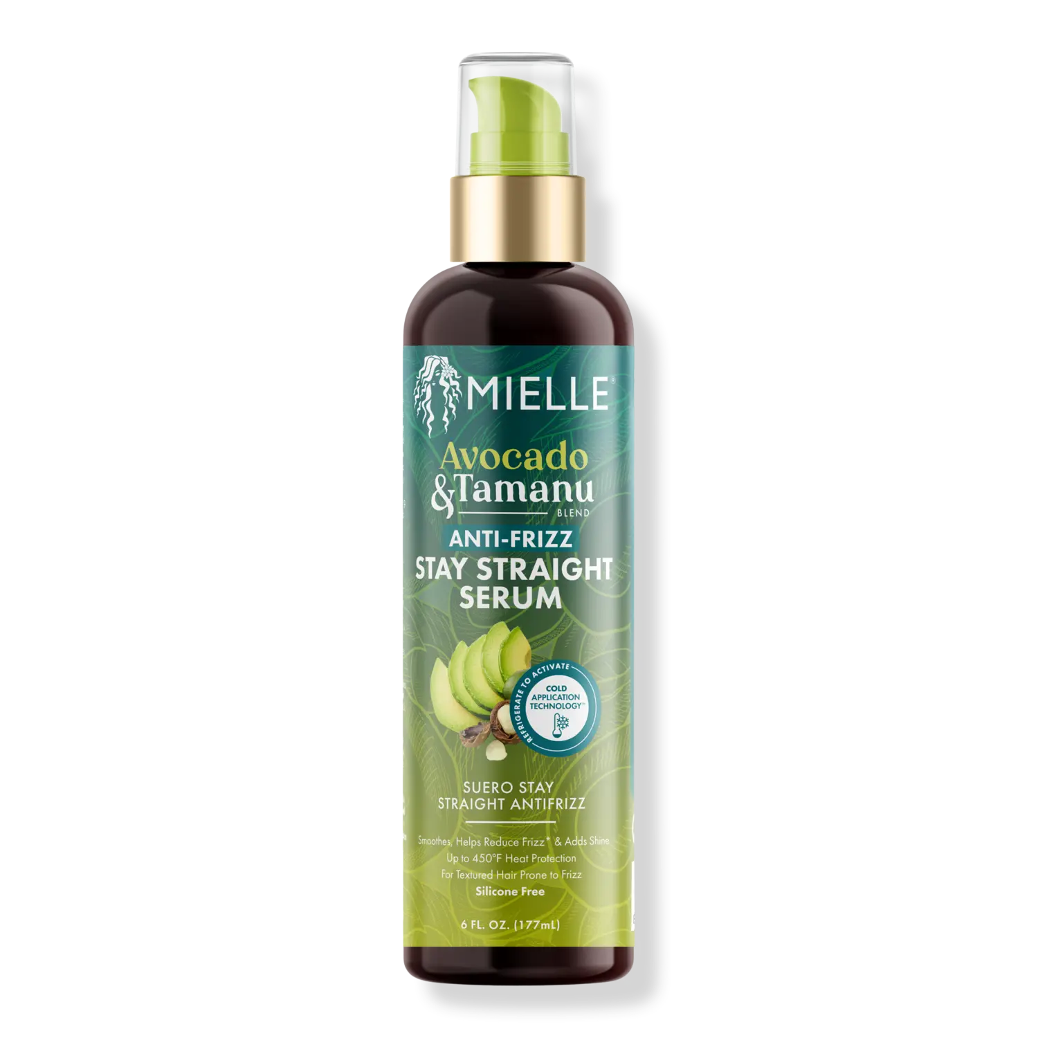 Сыворотка против пушистости волос с авокадо и таману для придания им прямой формы Mielle
Сыворотка против пушистости волос с авокадо и таману для придания им прямой формы Mielle