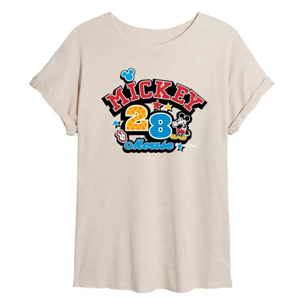Футболка оверсайз с принтом Микки Мауса 28 Juniors Disney, бежевый
Футболка оверсайз с принтом Микки Мауса 28 Juniors Disney, бежевый