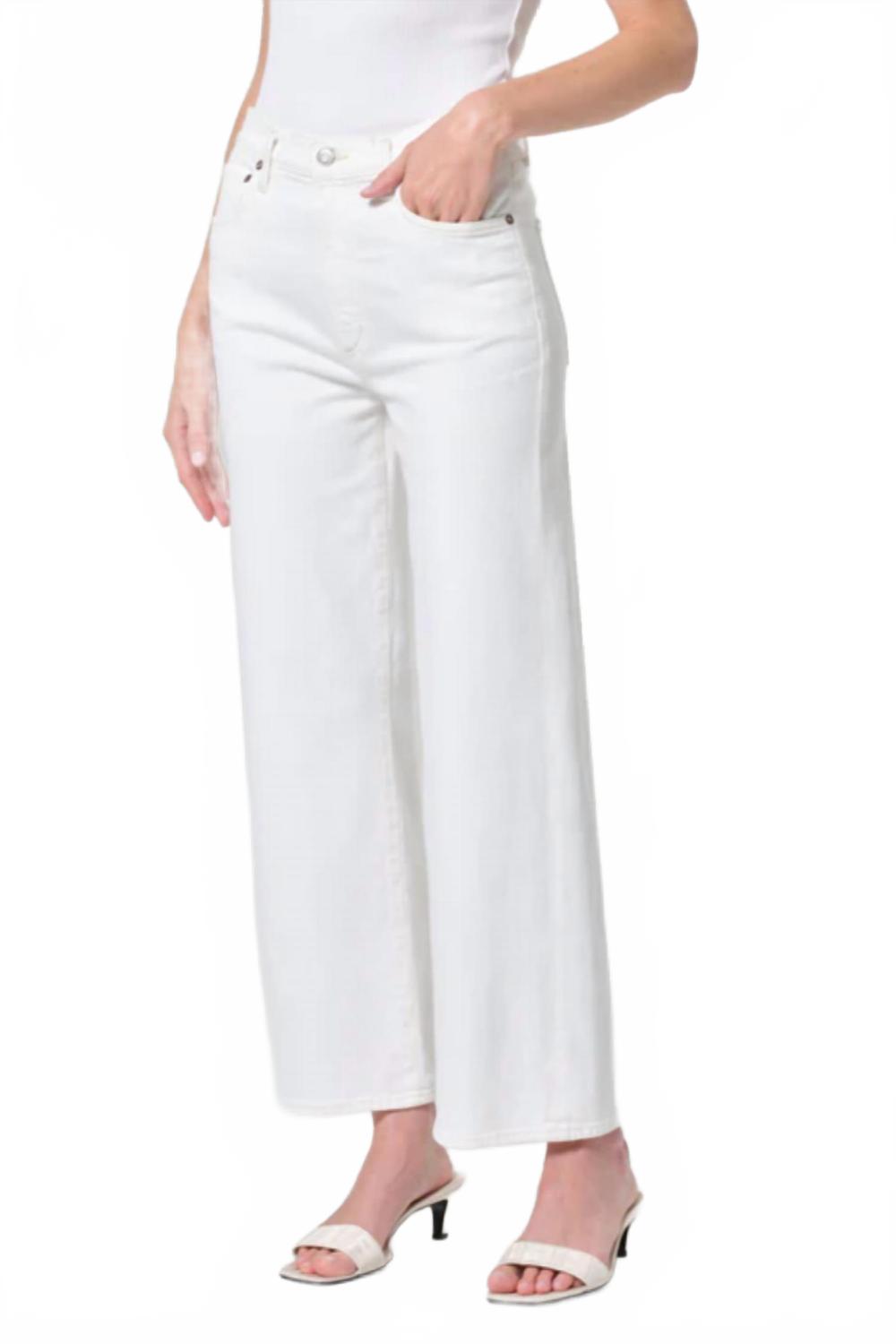 Джинсы Harper Straight Leg белого цвета Agolde, White Wash
Джинсы Harper Straight Leg белого цвета Agolde, White Wash