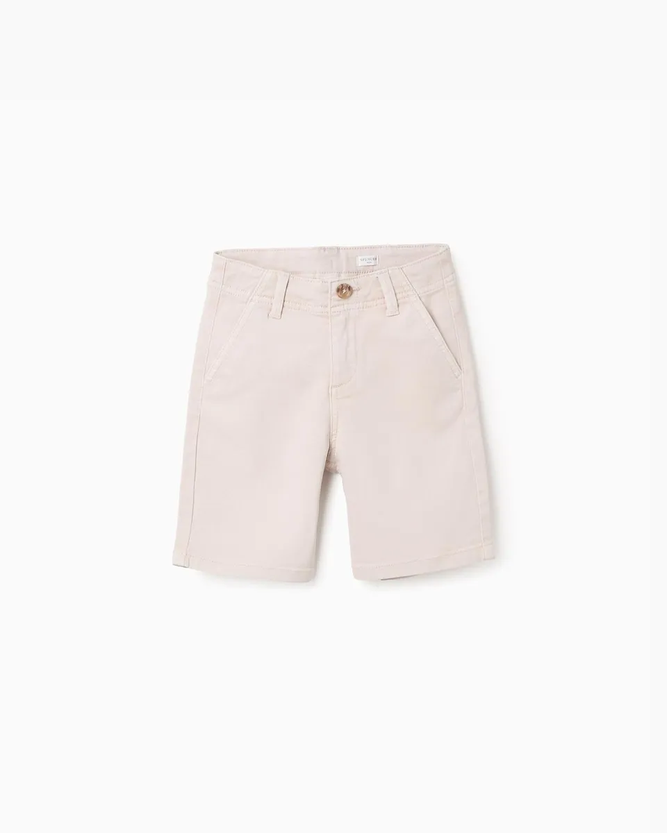 Китайские детские бермуды из саржи Zippy, бежевый
Китайские детские бермуды из саржи Zippy, бежевый