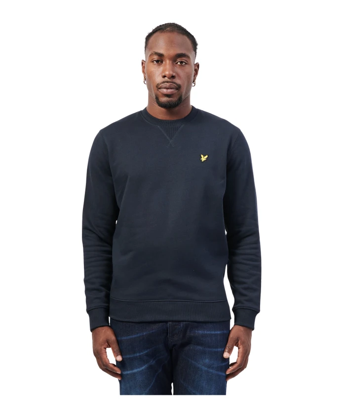 Синий свитер с круглым вырезом Lyle & Scott, синий
Синий свитер с круглым вырезом Lyle & Scott, синий