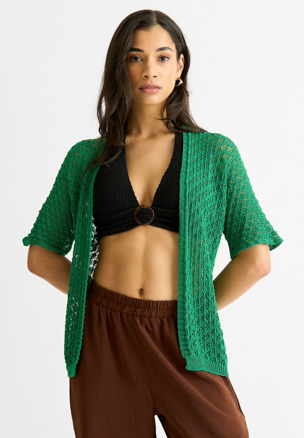 Кардиган GINI LONDON, зеленый
Кардиган GINI LONDON, зеленый