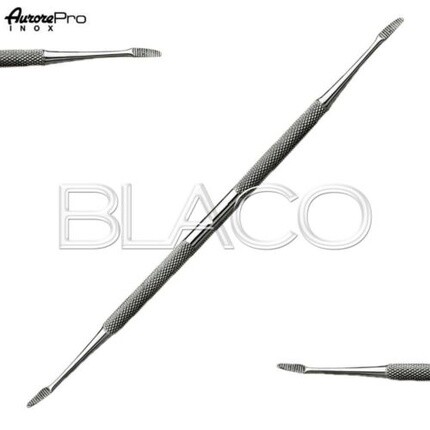 Профессиональная зигзагообразная пилочка для ногтей из нержавеющей стали для маникюра и педикюра, Aurore 
Профессиональная зигзагообразная пилочка для ногтей из нержавеющей стали для маникюра и педикюра, Aurore