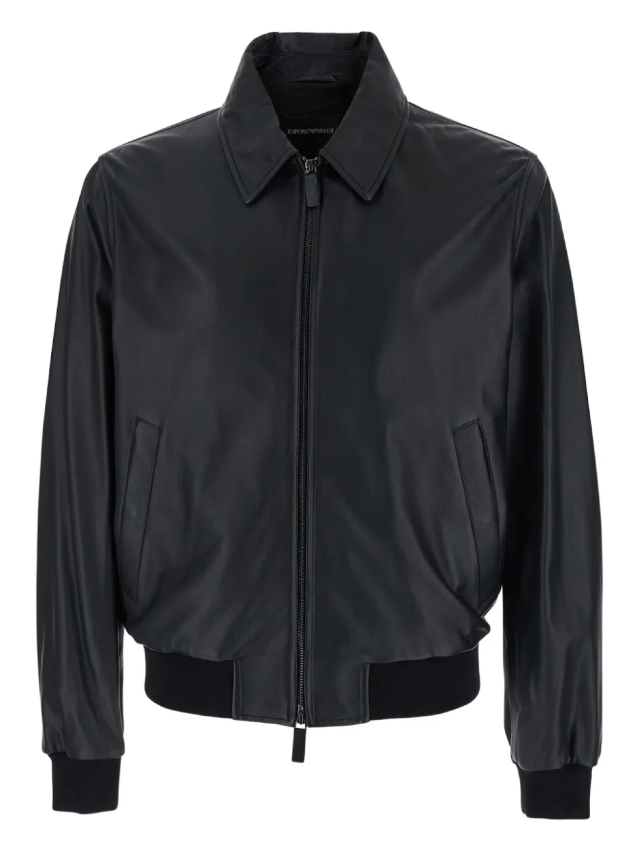 Кожаная куртка с ребристой отделкой Emporio Armani, черный
Кожаная куртка с ребристой отделкой Emporio Armani, черный