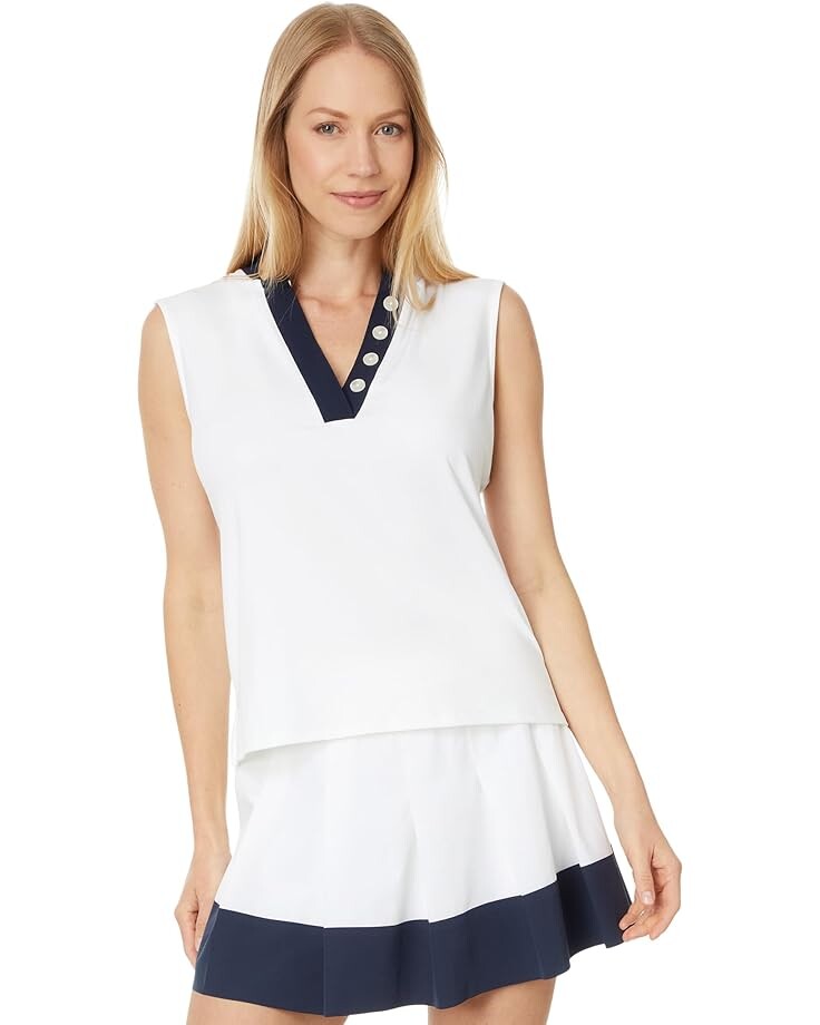 Майка Varley Shelby Performance Tank, цвет White/Blue Night
Майка Varley Shelby Performance Tank, цвет White/Blue Night