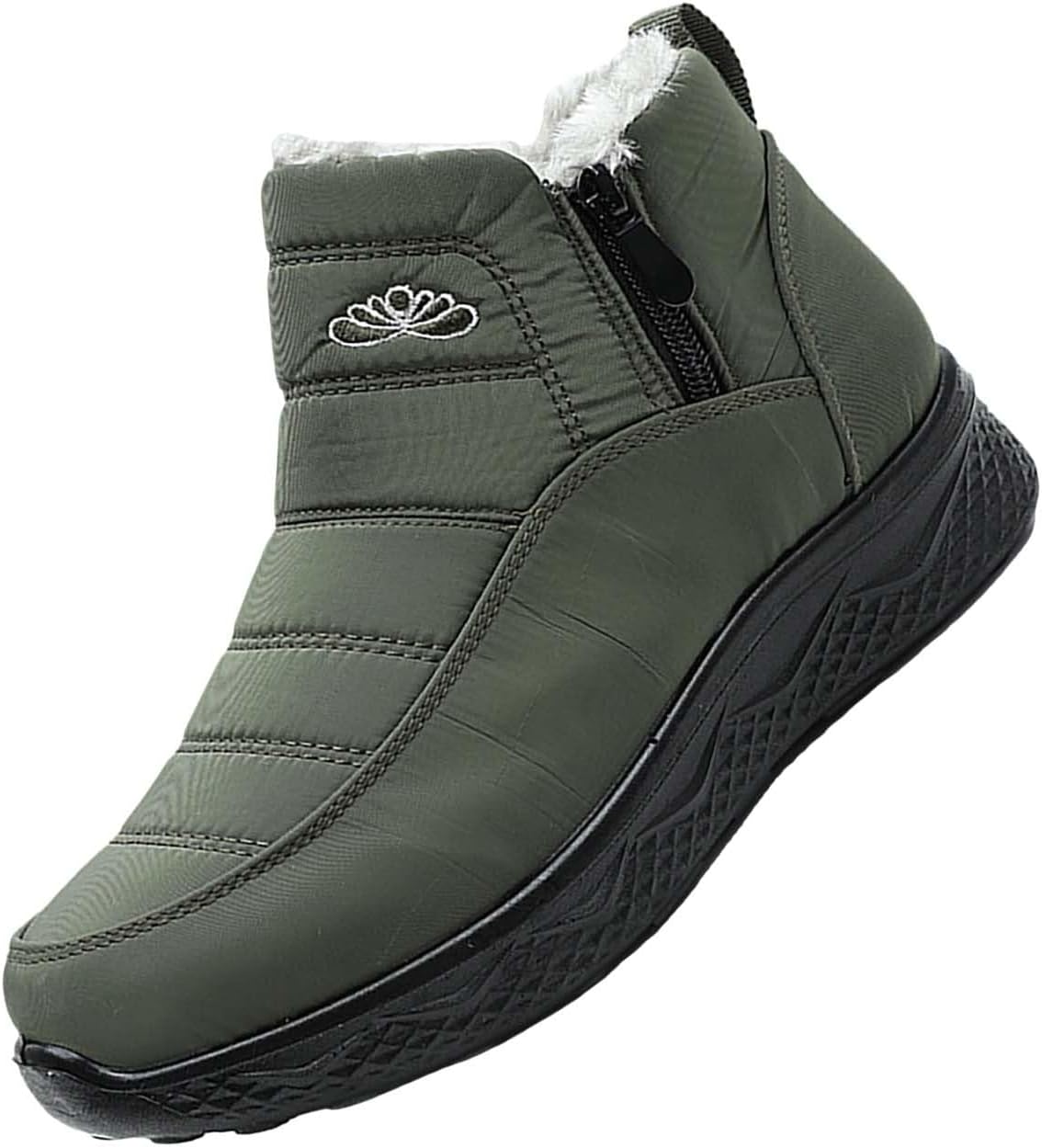 Женские и мужские зимние ботинки на молнии до щиколотки с утеплителем и меховой подкладкой, водонепроницаемые, теплые, удобные для ношения на улице Generic, зеленый
Женские и мужские зимние ботинки на молнии до щиколотки с утеплителем и меховой подкладкой, водонепроницаемые, теплые, удобные для ношения на улице Generic, зеленый