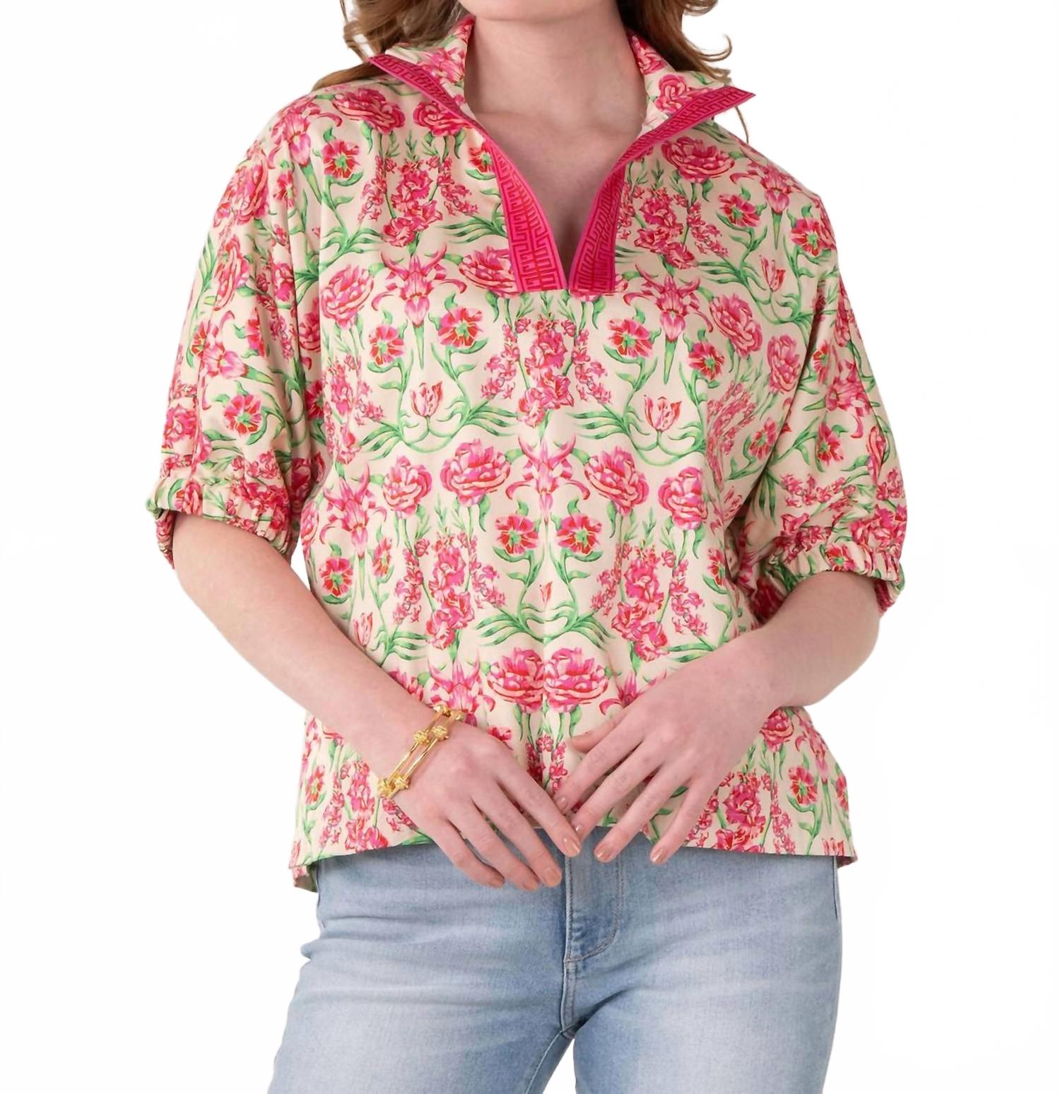 Топ Poppy с рукавами Dolman в цветочном принте "Сад гепарда" Emily McCarthy, Floral Garden Cheetah 
Топ Poppy с рукавами Dolman в цветочном принте "Сад гепарда" Emily McCarthy, Floral Garden Cheetah