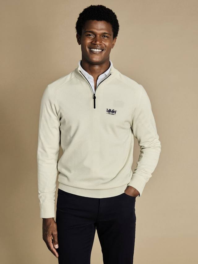 Толстовка The Lions Merino Wool с полузастежкой Charles Tyrwhitt, Ivory
Толстовка The Lions Merino Wool с полузастежкой Charles Tyrwhitt, Ivory