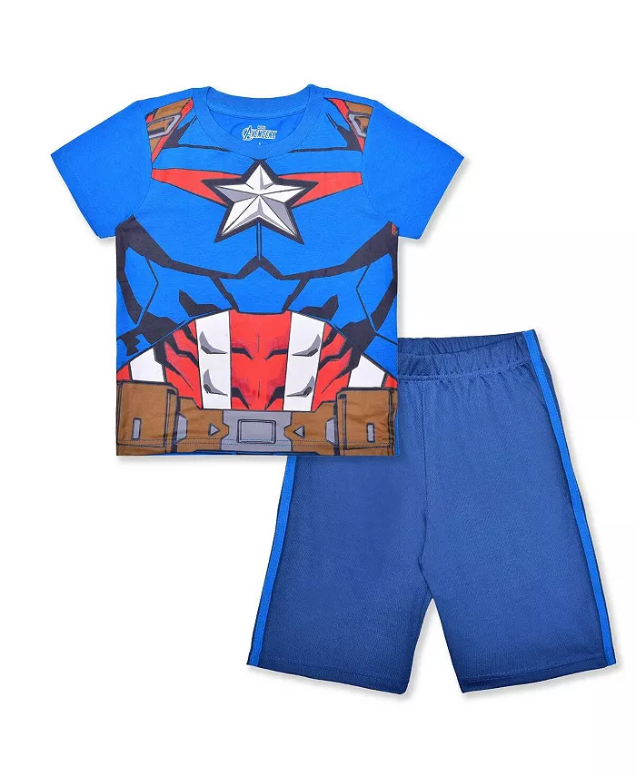 Детский комплект: футболка и шорты "Captain America" голубого цвета Children's Apparel Network
Детский комплект: футболка и шорты "Captain America" голубого цвета Children's Apparel Network