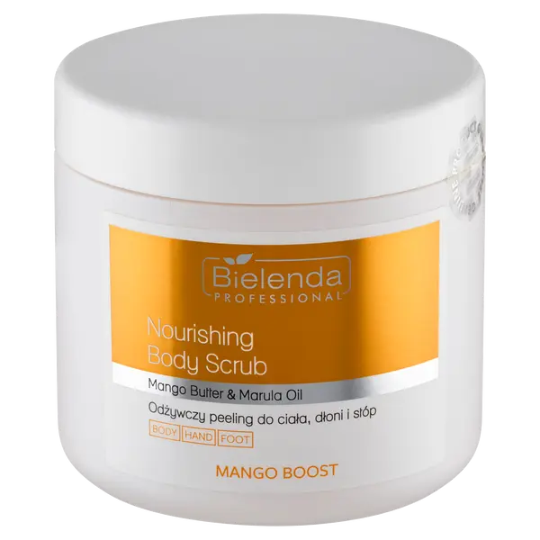 Питательный скраб для тела, рук и ног, 550 г Bielenda Professional Mango boost 
Питательный скраб для тела, рук и ног, 550 г Bielenda Professional Mango boost