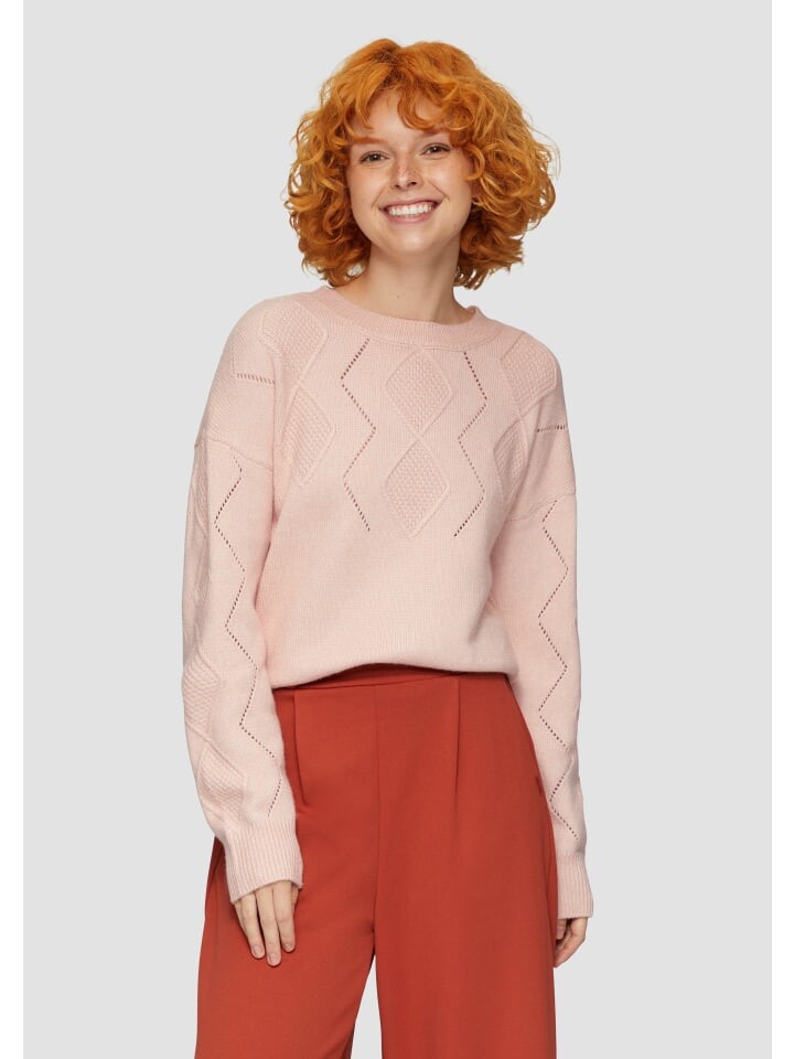 Пуловер QS Strick langarm, розовый
Пуловер QS Strick langarm, розовый