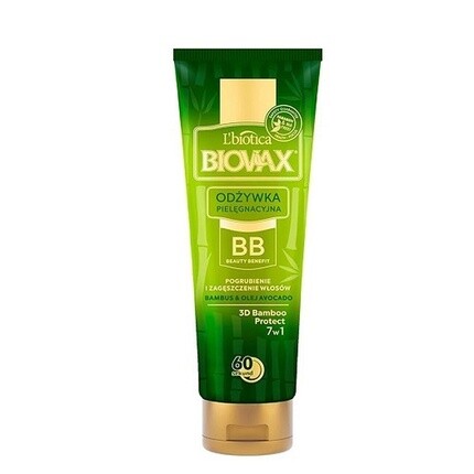 Biovax Natural Экспресс-кондиционер с авокадо и бамбуком Bb 60S, L'Biotica
Biovax Natural Экспресс-кондиционер с авокадо и бамбуком Bb 60S, L'Biotica