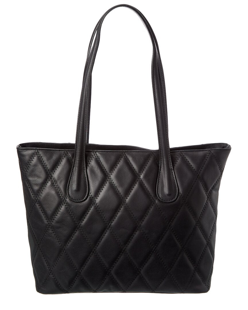 Сумка-тоут Persaman New York Ingrid из стеганой кожи, черный
Сумка-тоут Persaman New York Ingrid из стеганой кожи, черный