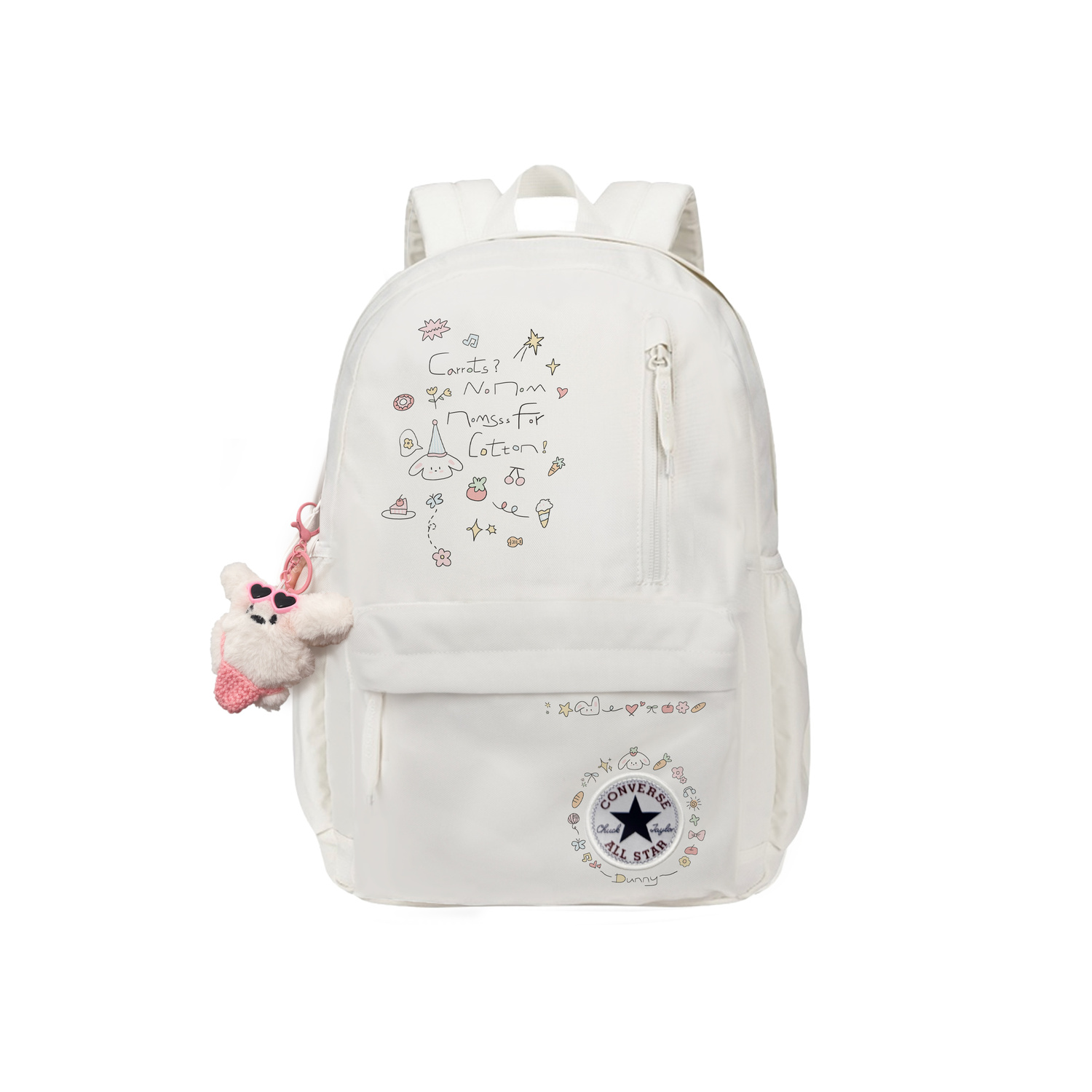 Converse Полиэстеровый рюкзак обычный женский белый, Bunny Journal
Converse Полиэстеровый рюкзак обычный женский белый, Bunny Journal