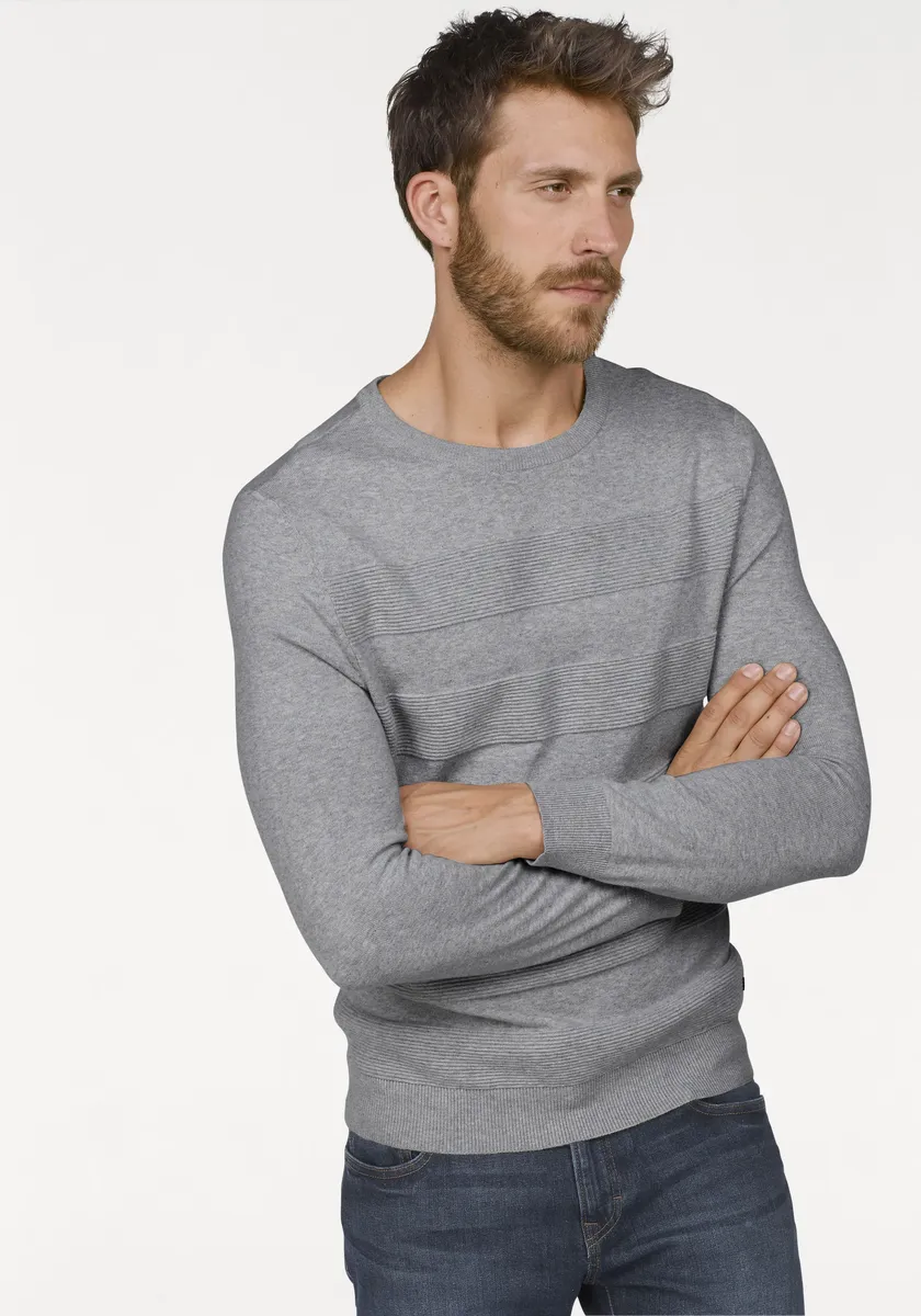 Полосатый свитер с круглым вырезом Bruno Banani, цвет Hellgrau-Meliert
Полосатый свитер с круглым вырезом Bruno Banani, цвет Hellgrau-Meliert