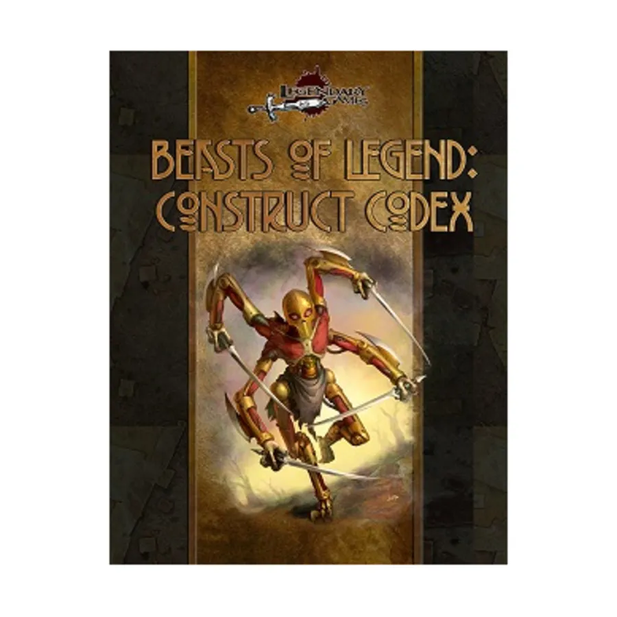 Beasts of Legend - Construct Codex (5E), Dungeons & Dragons (5th Edition) - Beasts of Legend (Legendary Games), мягкая обложка
Beasts of Legend - Construct Codex (5E), Dungeons & Dragons (5th Edition) - Beasts of Legend (Legendary Games), мягкая обложка