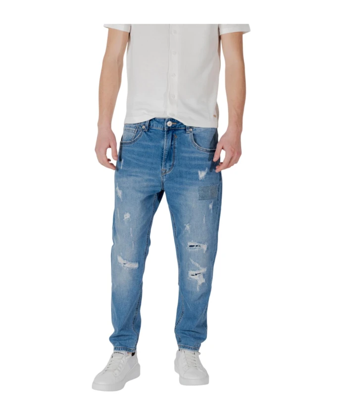 Светло-Голубые джинсы с рваным эффектом Gianni Lupo, синий
Светло-Голубые джинсы с рваным эффектом Gianni Lupo, синий