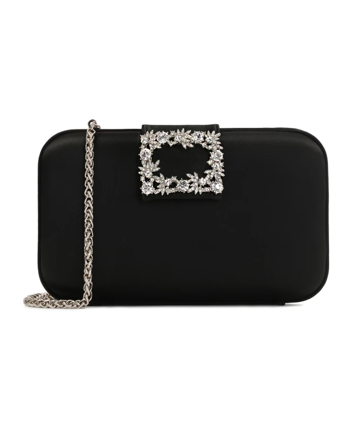 Вечерняя сумочка из ткани с декоративной застежкой. Kazar, черный
Вечерняя сумочка из ткани с декоративной застежкой. Kazar, черный