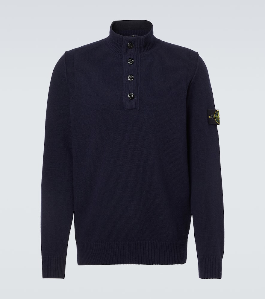 Поло-свитер из шерстяной смеси Compass Stone Island, Navy Blue
Поло-свитер из шерстяной смеси Compass Stone Island, Navy Blue