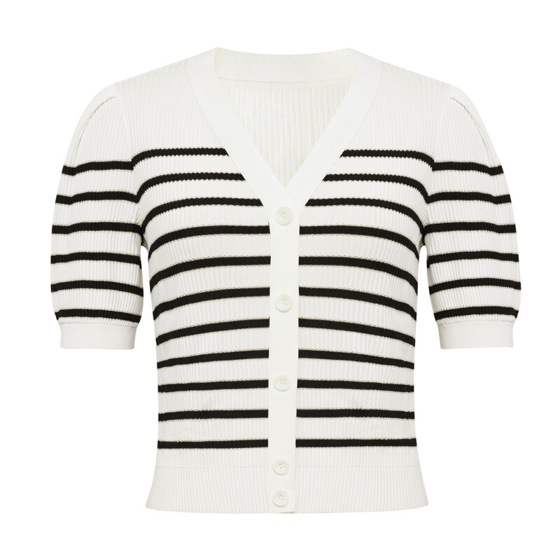Кардиган Deep Breath в полоску, белый
Кардиган Deep Breath в полоску, белый