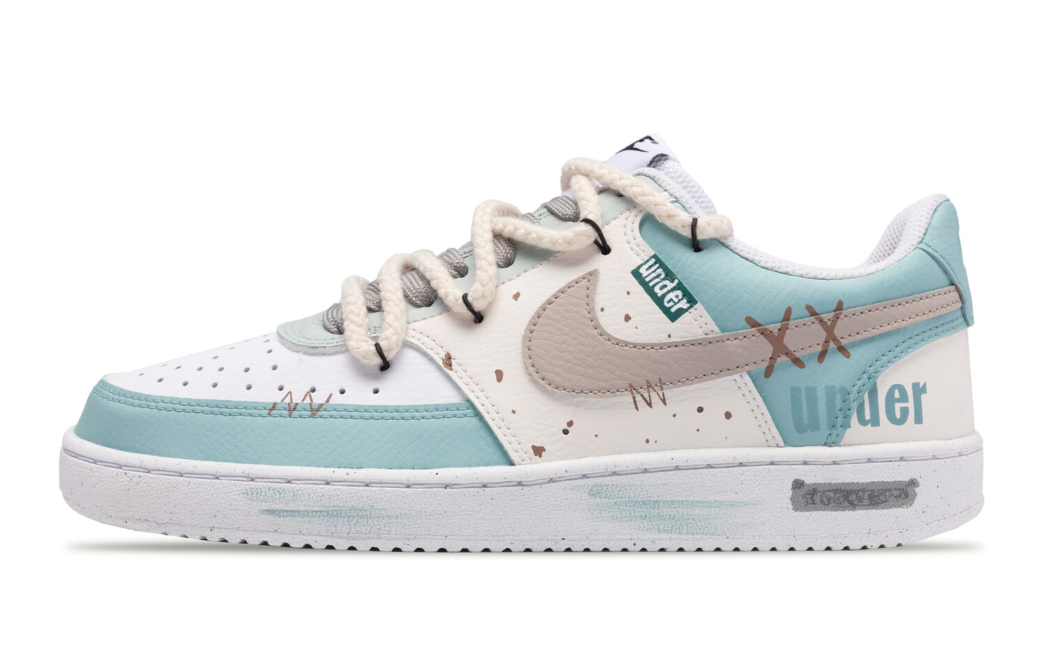 Кроссовки для скейтборда Court Vision 1 мужские низкие зеленый Nike 
Кроссовки для скейтборда Court Vision 1 мужские низкие зеленый Nike