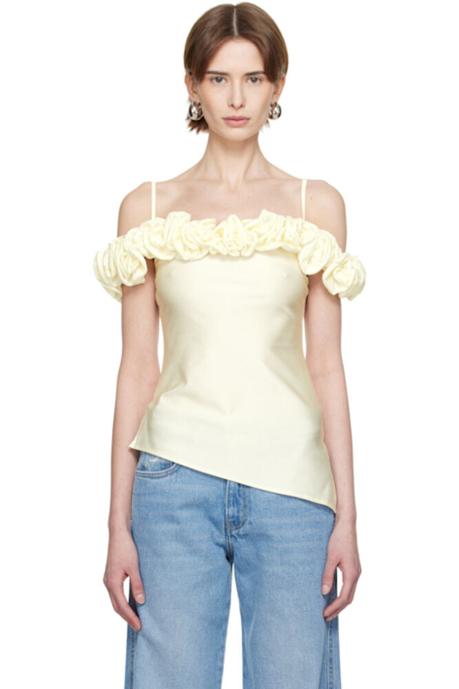 Блузка с оборками цвета «кремовый» Coperni
Блузка с оборками цвета «кремовый» Coperni