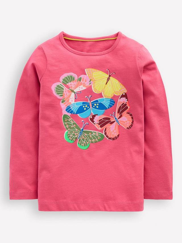 Детская футболка с длинным рукавом из рисовой ткани Mini Boden, Pink Butterflies
Детская футболка с длинным рукавом из рисовой ткани Mini Boden, Pink Butterflies