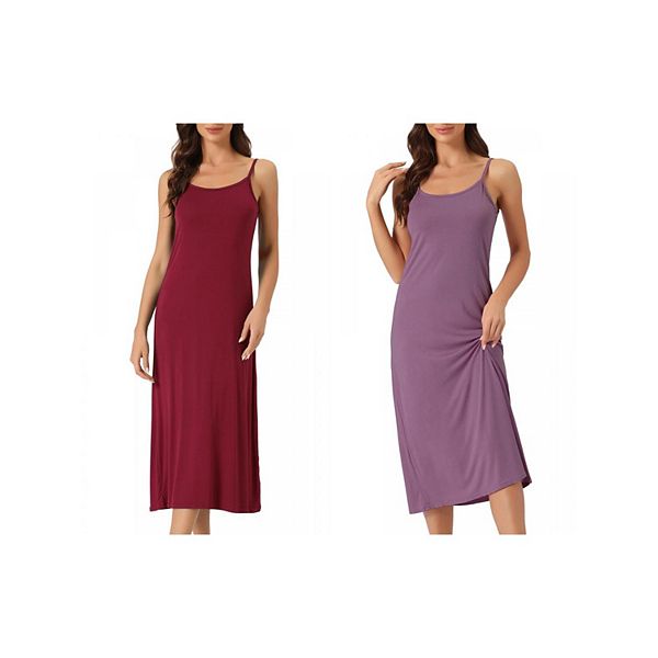 2 шт женское платье-комбинация на бретелях Inspire Chic, Purple Burgundy
2 шт женское платье-комбинация на бретелях Inspire Chic, Purple Burgundy