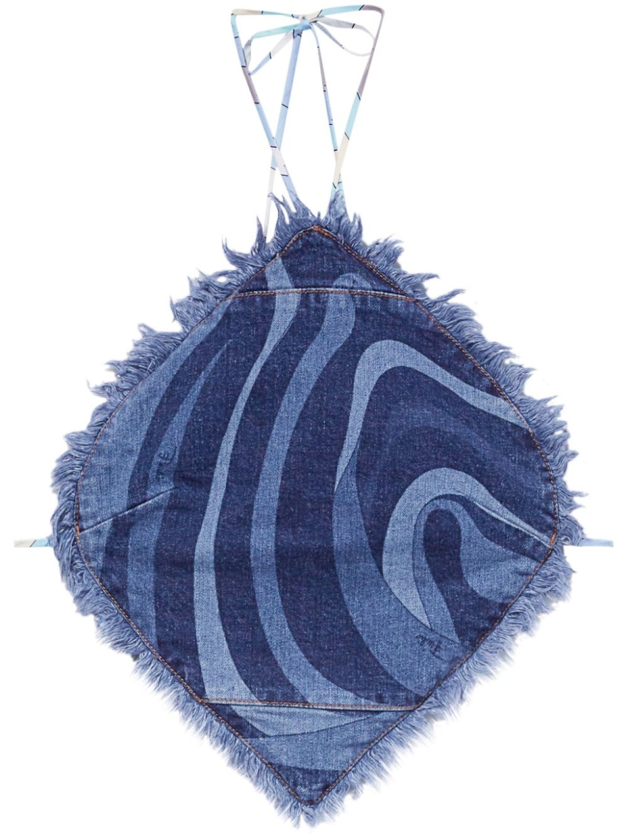 PUCCI джинсовый топ с вырезом халтер, синий
PUCCI джинсовый топ с вырезом халтер, синий