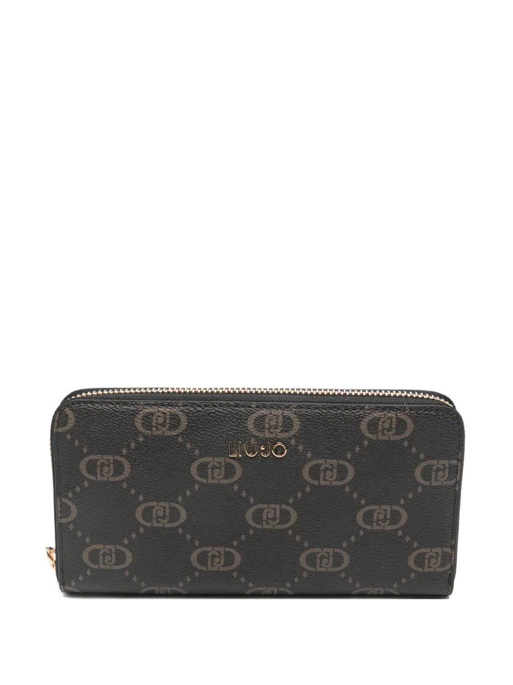 Кошелек с круговой молнией и логотипом LIU JO, черный
Кошелек с круговой молнией и логотипом LIU JO, черный