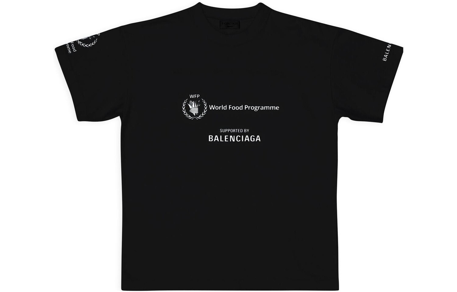 Футболка женская Balenciaga x WFP, черный
Футболка женская Balenciaga x WFP, черный