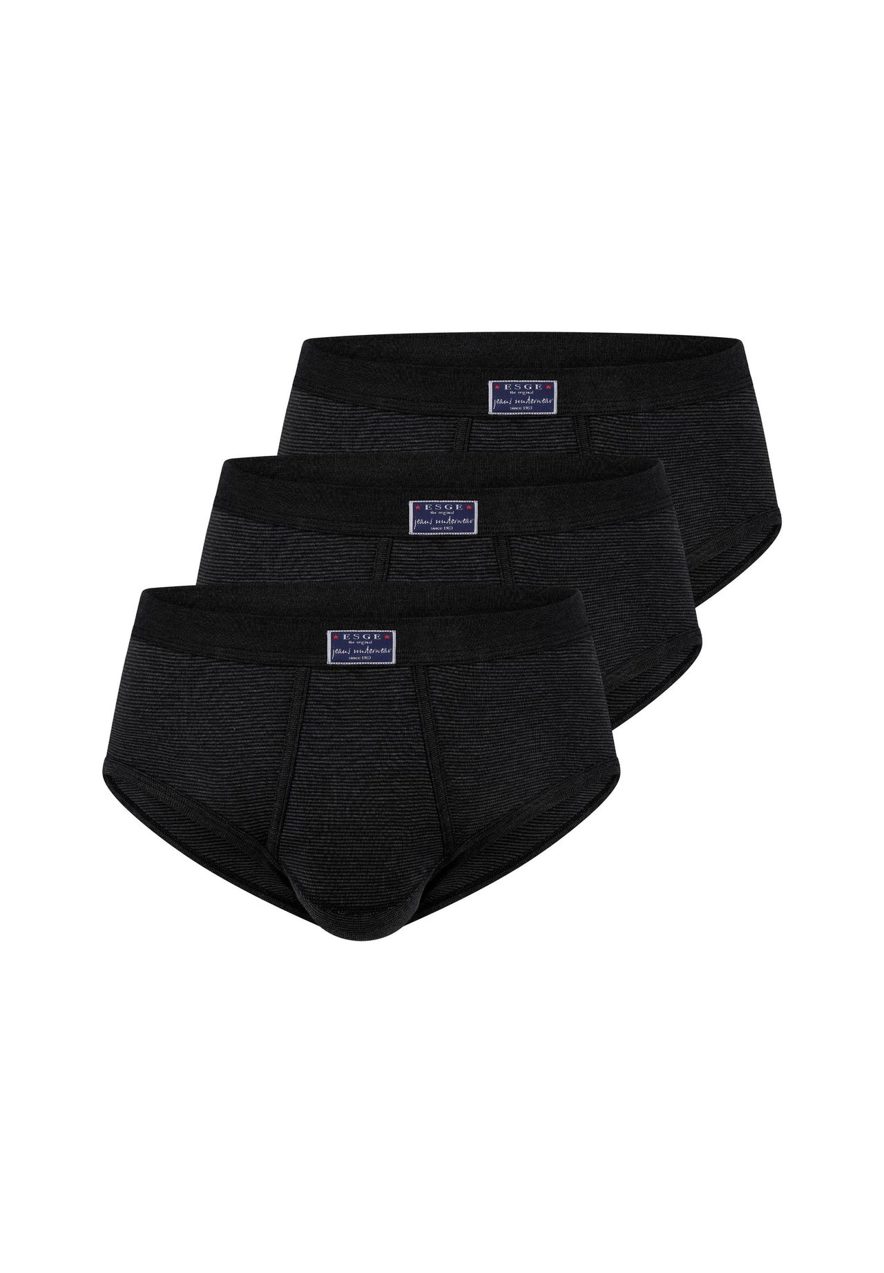 Трусы / трусы, упаковка из 3 шт, джинсы с тонкой ребристостью ESGE, черный
Трусы / трусы, упаковка из 3 шт, джинсы с тонкой ребристостью ESGE, черный