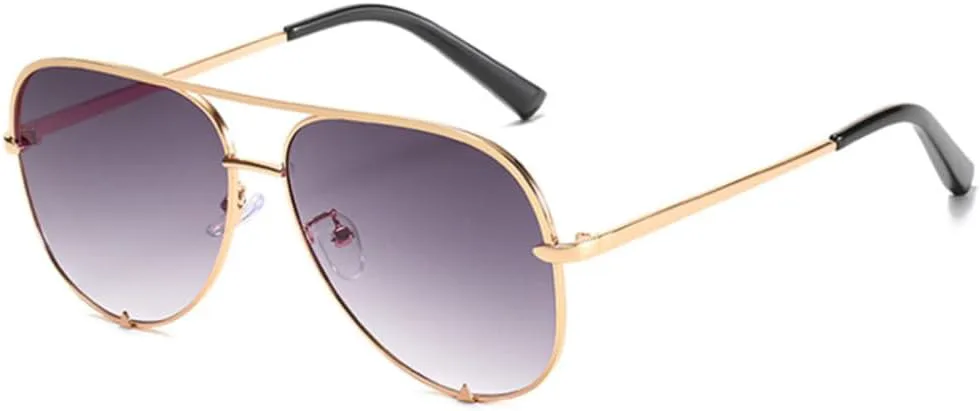 Женские солнцезащитные очки в полуободковой оправе с градиентными линзами, увеличенного размера, защита от ультрафиолета UV400 HDUBFY, Gold Gradient Grey
Женские солнцезащитные очки в полуободковой оправе с градиентными линзами, увеличенного размера, защита от ультрафиолета UV400 HDUBFY, Gold Gradient Grey