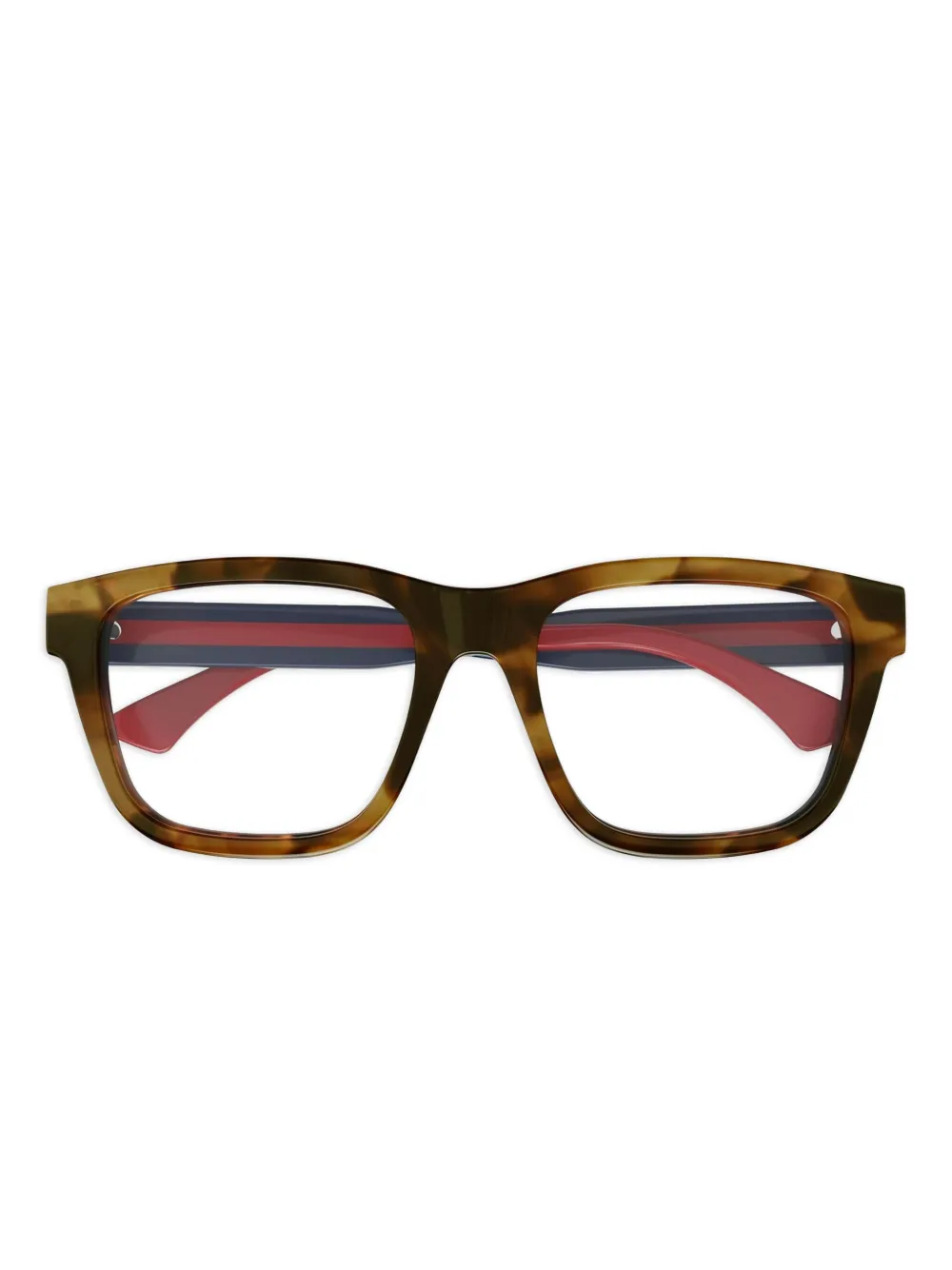 Очки в квадратной оправе Gucci Eyewear, коричневый 
Очки в квадратной оправе Gucci Eyewear, коричневый