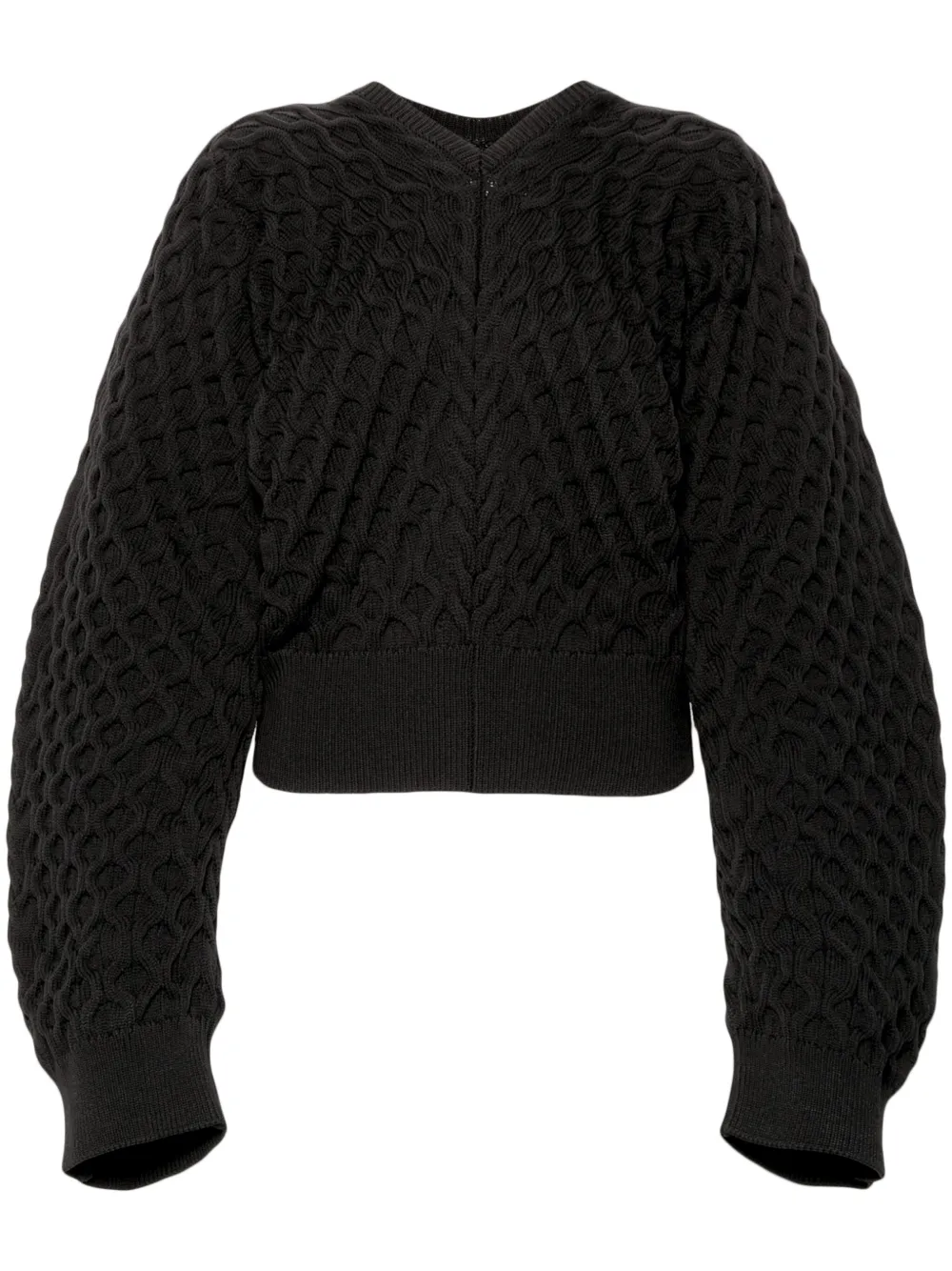Джемпер Le Sweater Boule Torsade JACQUEMUS, черный
Джемпер Le Sweater Boule Torsade JACQUEMUS, черный