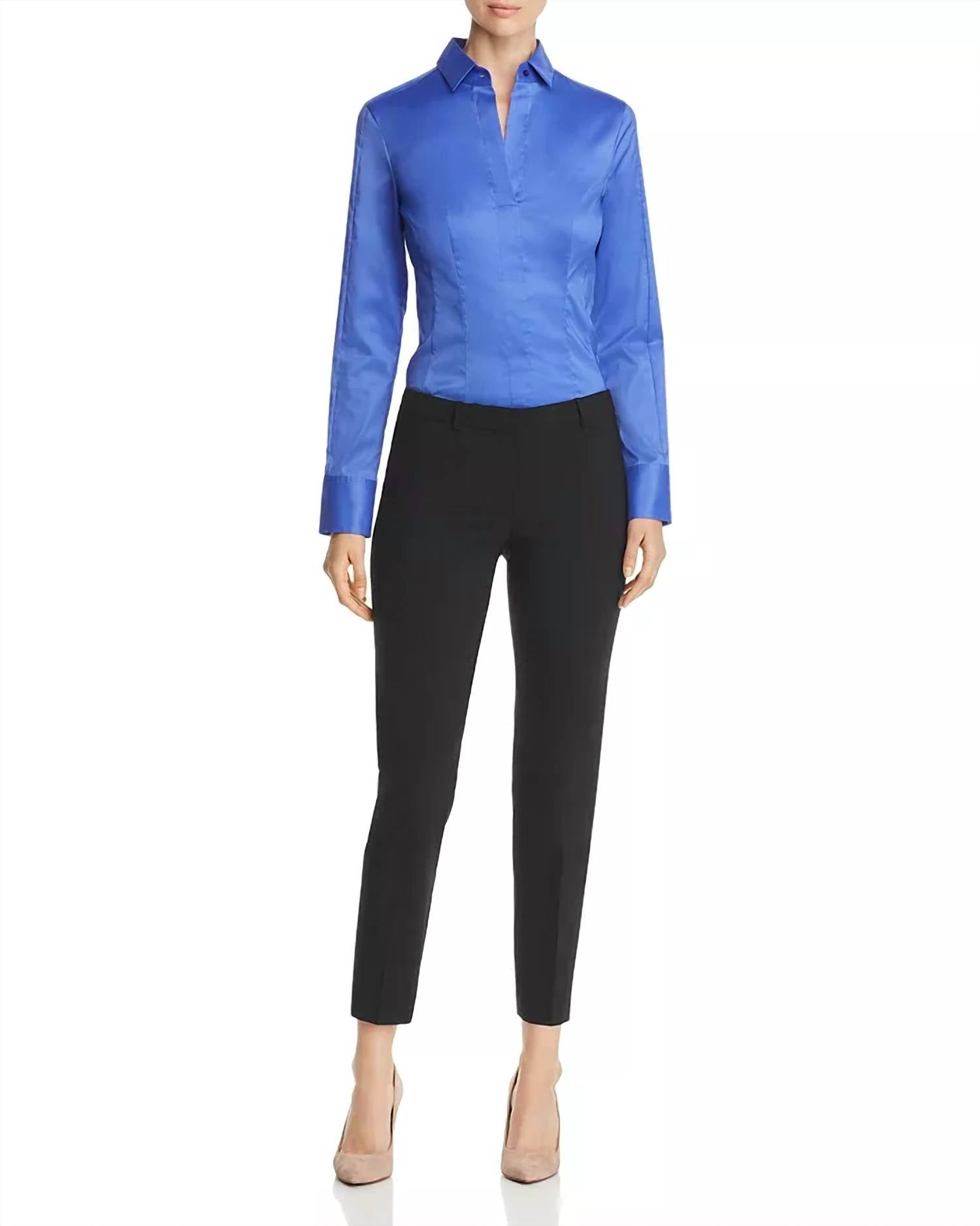 Прямые шерстяные брюки Tiluna Fundamental черного цвета Hugo Boss
Прямые шерстяные брюки Tiluna Fundamental черного цвета Hugo Boss