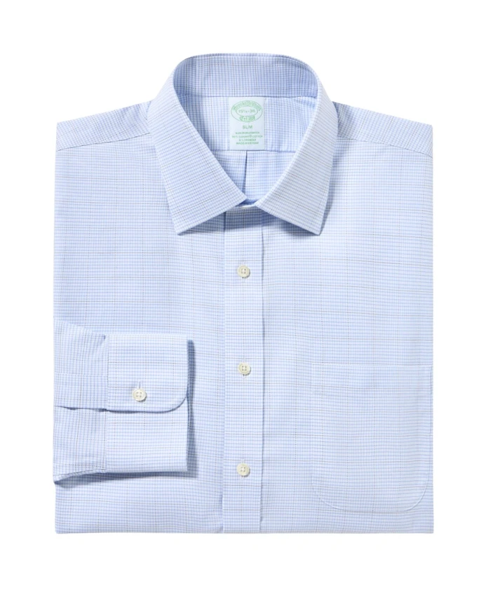 Полосатая хлопковая рубашка прямого кроя с воротником Эйнсли. Brooks Brothers, синий
Полосатая хлопковая рубашка прямого кроя с воротником Эйнсли. Brooks Brothers, синий