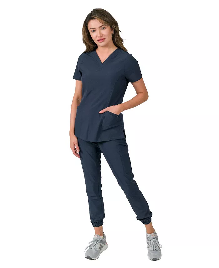 Женский комплект спортивных брюк Olivia с четырьмя карманами и сборками сверху Medgear, синий
Женский комплект спортивных брюк Olivia с четырьмя карманами и сборками сверху Medgear, синий